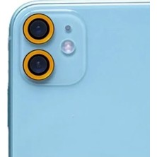 Go Aksesuar Iphone 11 Uyumlu Neon Fosforlu Kamera Lens Koruyucu Cam