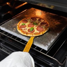 SeplyHome Doğal Bazalt Pizza Taşı, Fırın Taşı, Ekmek Taşı, Mangal Taşı 30×40 cm – Doğal Bazalt Pişirme Taşı