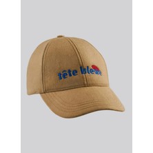 Tete Bleue Camel Kadın Şapka Adel Wool Baseball Cap
