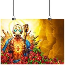 Vintage Gezegen Borderland Poster3 - Retro Duvar Dekoru