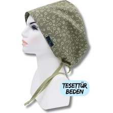 Doktorbonem Tesettür Beden Yeşil Nazlı Çiçekler Cerrahi Bone Doktor Hemşire Sağlıkçı Hastane Bonesi