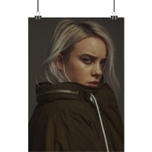 Vintage Gezegen Billie Eilish Poster3 - Retro Duvar Dekoru