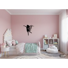 Atagün Nova 3D Peri Figürü Duvar Dekoru | Pla Filament 3D Baskı Duvar Süsü | Çocuk ve Bebek Odası Duvar Süsleri