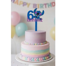 Kanem3D Stitch Isimli 6 Yaş Pasta Süsü