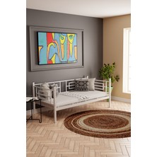 Moblay Larissa Daybed Sedir Karyola Beyaz