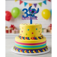 Kanem3D Stitch Isimli 3 Yaş Pasta Süsü