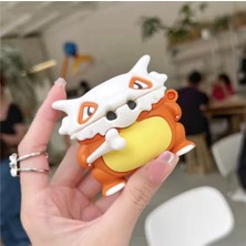 Go Aksesuar Airpods Pro ve Airpods 2.nesil Pro Uyumlu Oyuncak Tasarımlı Kalın Silikon Koruyucu Kılıf