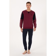 U.s. Polo Assn. Erkek Vişne Pijama Takım 50318594-VR223