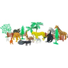 Getittir Hayvan Seti - 12 Parça Vahşi Hayvanlar Çiftlik Seti  - YS2789 (Lisinya)