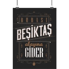 Vintage Gezegen Beşiktaş Poster4 - Retro Duvar Dekoru