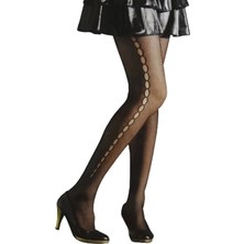 Sepetiva Vog Jakarlı Desenli Külotlu 701 Siyah S-M