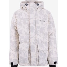 Discovery Expedition D5WM-MNT3992 Gri Relaxed Baskılı Erkek Kayak Montu