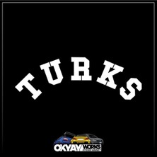 Turks Sticker - Beyaz