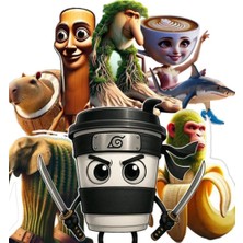 Bsb Brainrot Telefon Laptop Notebook Tablet Defter Matara Stiker Etiket ST2016