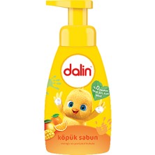 Dalin Mango ve Portakal Kokulu 3 Adet Köpük Sabun 200 ml Çocuklar İçin Hipoalerjenik Formül