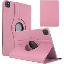 Zore iPad Air 11 2025 M3 Tkdw Dönebilen Standlı Kılıf - Pembe Açık