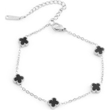 Çelik Yonca Bileklik Silver