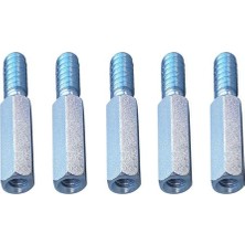 Ayna Somunu Iç 10 mm Sağ / Dış 10 mm Sol Diş 5 Adet Erpilsan Elektronik