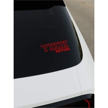 Yıkık Edition Sticker - Kırmızı - Kırmızı