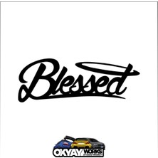 Blessed Sticker - Siyah