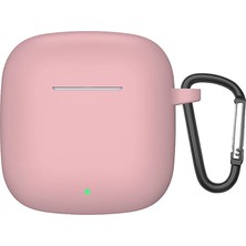 Dmay Huawei Freeclip 2 Kulaklık Uyumlu Mat Silikon Kılıf + Kanca