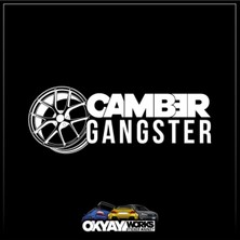 Camber Gangster Sticker - Beyaz