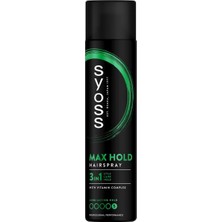 3Ecoswear Syoss Max Hold 400 ml Saç Spreyi Nefes Alabilir Yapı ile Gün Boyu Konfor Sağlar