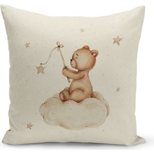 Filamente Çocuk Bebek Odası Dijital Baskılı Kırlent Kılıfı