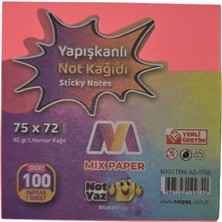 Notyaz Yapışkanlı Not Kağıdı 75 x 72 100 Adet