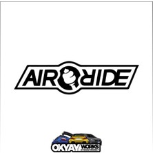 Okyay Works Airride Sticker - Siyah - Araba-Motosiklet Etiket Sticker