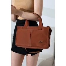 TheMoiss Taba Iki Cepli Su Geçirmez El,kol ve Omuz Çantası,tote Bag Kadın Çanta