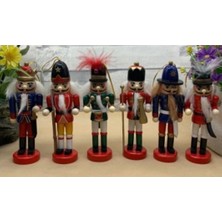 Kurşun Asker Ahşap Dekoratif Eşya (6lıset 13CM