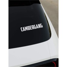 Okyay Works Cambergang Sticker - Beyaz - Araba-Motosiklet Etiket Sticker