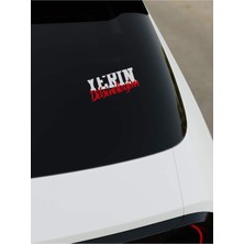 Okyay Works Yerin Dibindeyim Sticker - Beyaz - Araba-Motosiklet Etiket Sticker