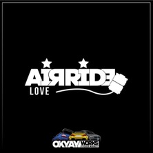 Airride Love Sticker - Beyaz