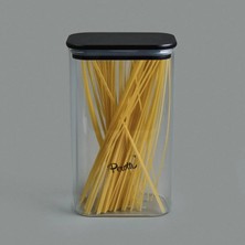 Matmel Porter Saklama Kabı - Siyah / Şeffaf - 1,5 Lt