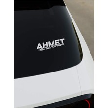 Ahmet Offa Bas Gardaşım Sticker - Beyaz - Beyaz
