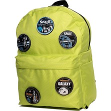 Perlotus Değiştirilebilir Uzay Astronomi Temalı Unisex Patch Günlük Spor Sırt Çantası