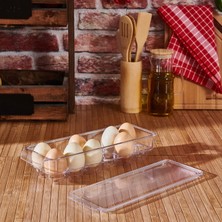 Matmel Kapaklı Yumurta Saklama Kabı - Şeffaf