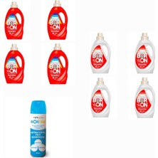 Eti Maden Doğal Mineralli Sıvı Çamaşır Deterjanı Renkli ve Beyazlar Için 208 Yıkama+ Bortam Dezenfektan.