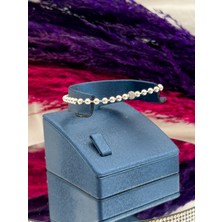 Livora Jewelry 925 Ayar Gümüş Dorikalı Spor Özel Seri Zarif Kadın Bileklik