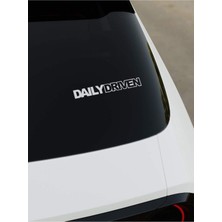 Okyay Works Daily Driven - Sarı - Araba-Motosiklet Etiket Sticker