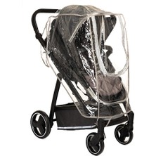 Ebaby Reflektörlü Lüks Bebek Arabası Yağmurluğu