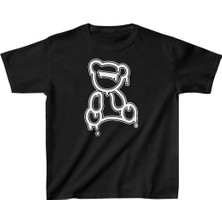 Rawea Fashion Çocuk Unisex Baskılı T-Shirt - Siyah