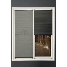 Serin Home Collection Honeycomb Antrasit Plise Perde  Karartma ve Isı Yalıtım Özellikli