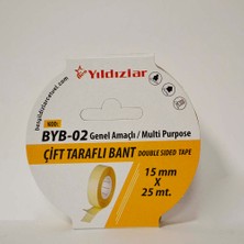 Yıldızlar Byb-02 Çift Taraflı Bant 15X25M