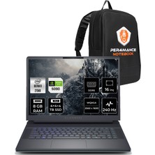 Dell Alienware 16 Area-51 Intel Core Ultra 9 275HX 8gb 12TB SSD RTX5090/24GB 175W 16" Qhd+ 240Hz Fdos Taşınabilir Bilgisayar & Per4 Çanta AA16250U932190WP307