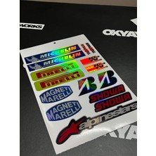 Okyay Works Motor Sticker Paket #1 - Araba-Motosiklet Etiket Sticker