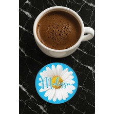 Nurdic Kişiye Özel Name Yazılı Pleksi Mumluk / Bardak Altlığı Temalı 10X10CM Model NAME71