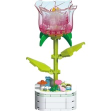 Mega Oyuncak Building Block Flower 132 Parça Lla Gül